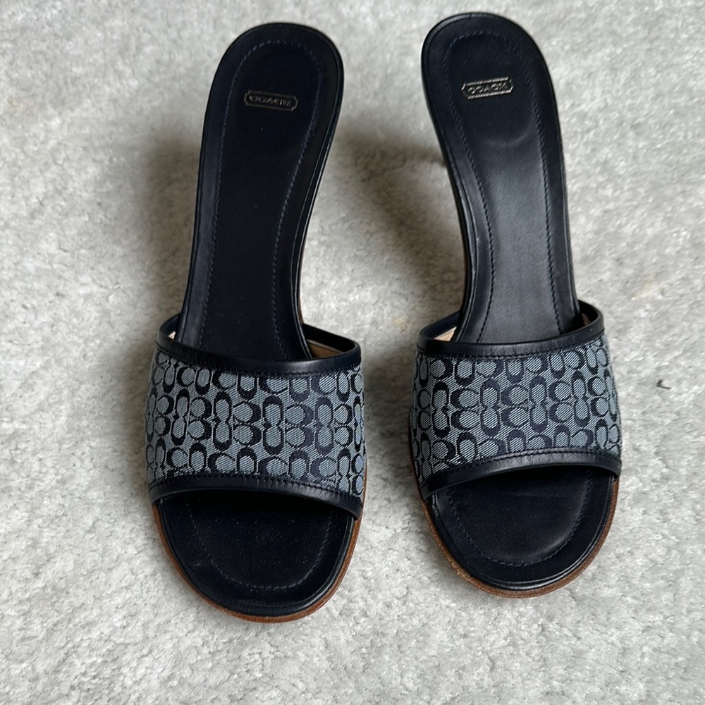 Coach Louise Mini Logo/CF Women's Slide Sandals